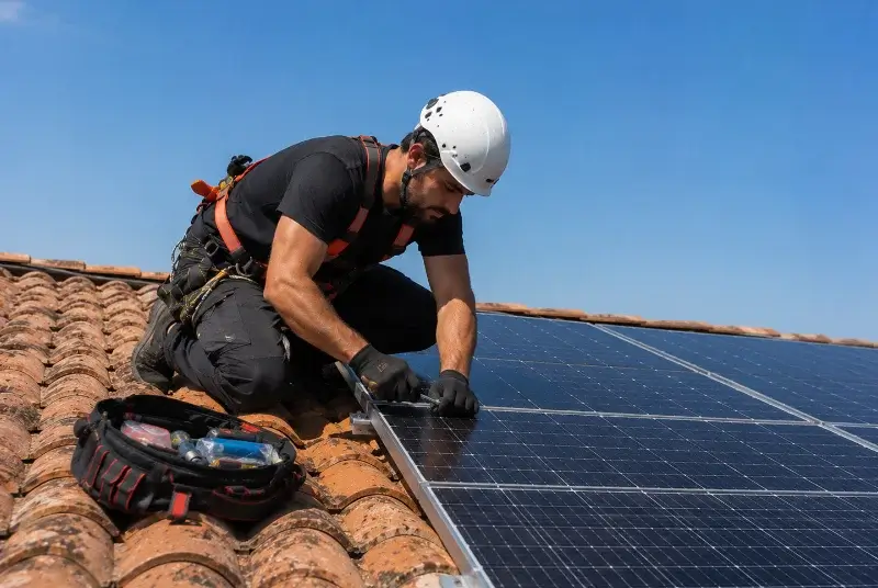 Maintenance et monitoring de panneaux solaires à Trans-sur-Erdre